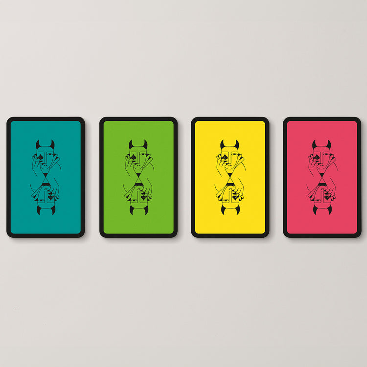 Racing Demon by Chris DeLorenzo | 4 Pack Set