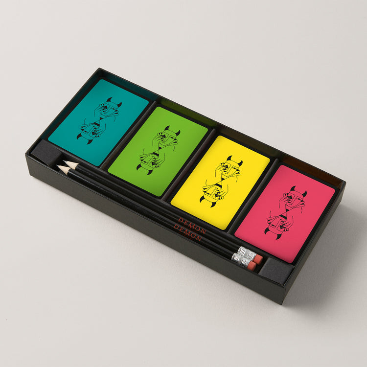 Racing Demon by Chris DeLorenzo | 4 Pack Set